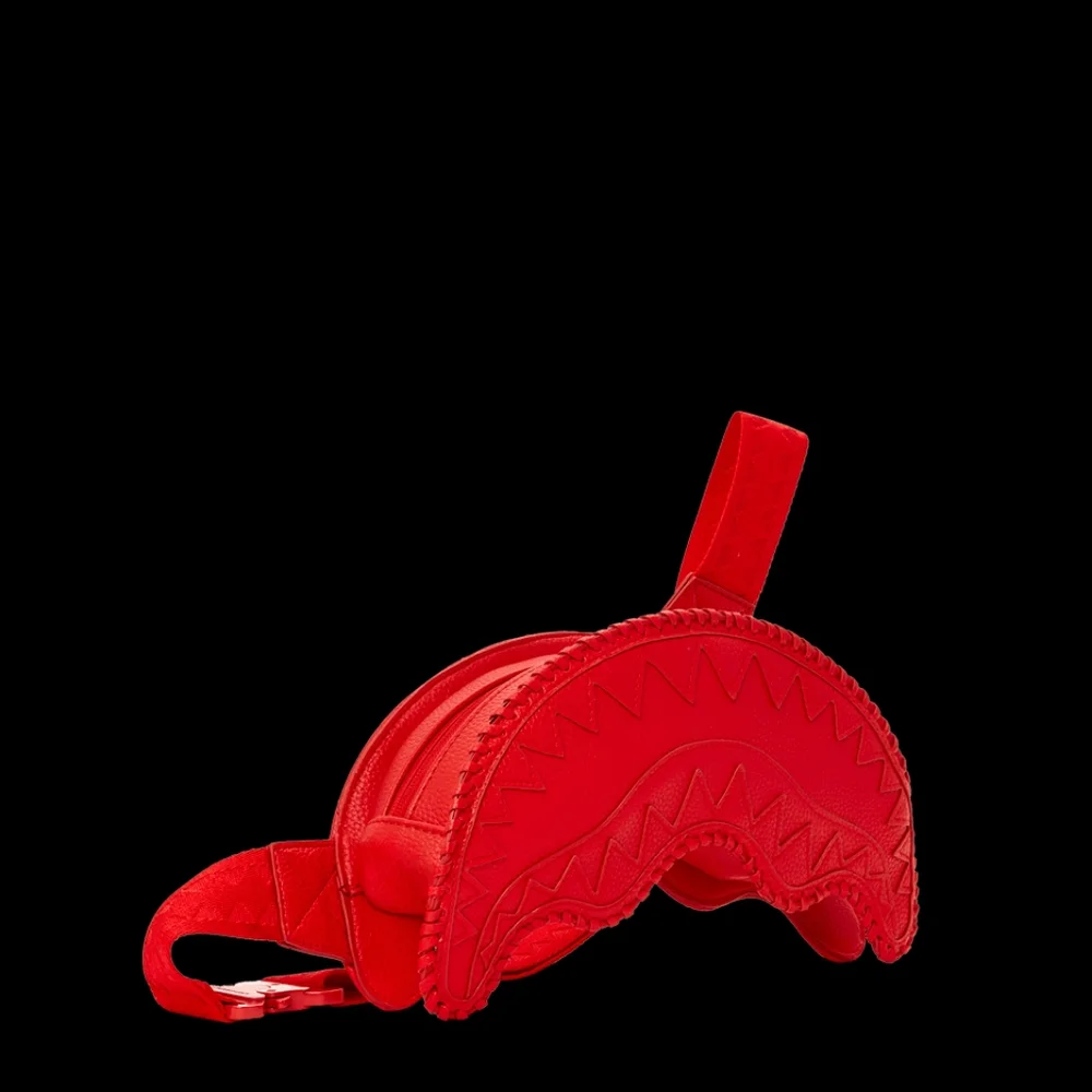 Christmas Gift💋SPRAYGROUND 💯Red Riviera Sharkmouth Crossbody bag - Picture 3 of 12